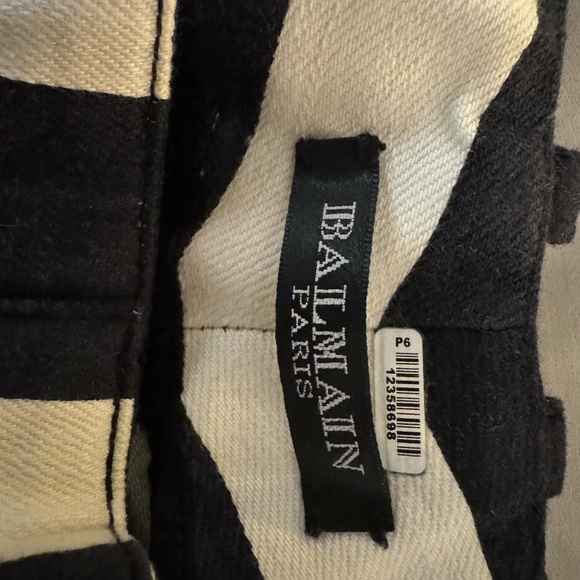 Authentic Balmain Black and White Jeans 2013 Resort Collection - Picture 15 of 16